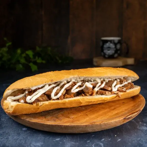 Sparerib vlees met knoflook saus